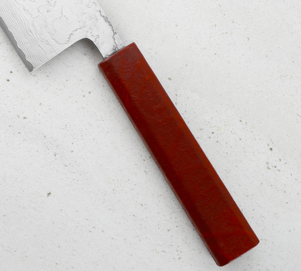 Hatono VG-10 Oktagon Nóz Nakiri 20 cm Red