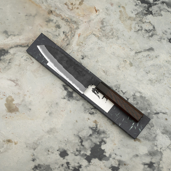 Shiro Kamo Aogami Super/SS Nóż Santoku 16,5 cm