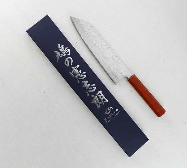 Hatono VG-10 Oktagon Nóż Kiritsuke Gyuto 21 cm Red