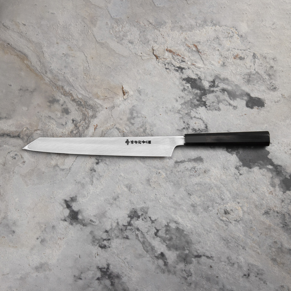 Sakai Takayuki Hien Aogami#2 Nóż Kengata Yanagiba 27 cm