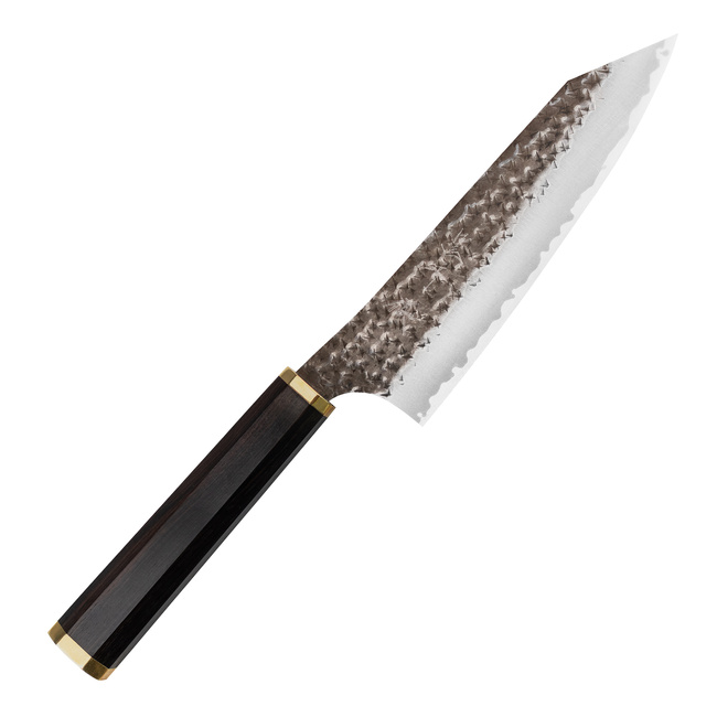 Yu Kurosaki Kokusen Brass Aogami Super/SS Nóż Bunka 17 cm