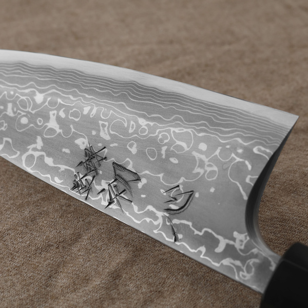 Yauji Damascus Aogami#2 Nóż Deba 15 cm