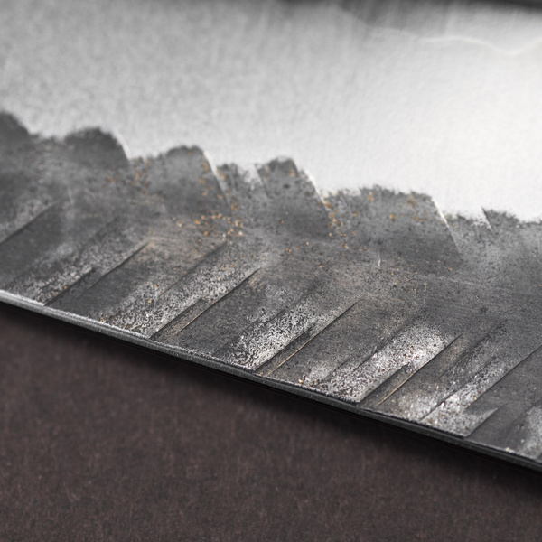 Yoshimi Kato Aogami Super/SS Kurouchi V-Tsuchime Nóż Kiritsuke Gyuto 21 cm