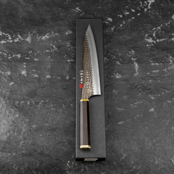 Yu Kurosaki Kokusen Brass Aogami Super/SS Nóż Szefa kuchni 21 cm