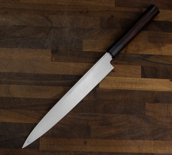 Hideo Kitaoka Nóż Shirogami Satin Yanagi 24 cm