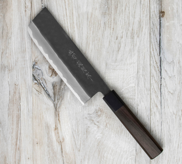 Shiro Kamo Super Aogami/SS Nóż Nakiri 16,5 cm
