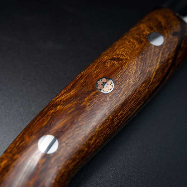 Takeshi Saji Sami IW Aogami#2 Color Nóż Santoku 18 cm