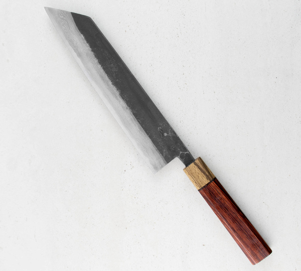 Kajiwara Damascus Aogami #2 Nóż Kiritsuke Gyuto 24 cm