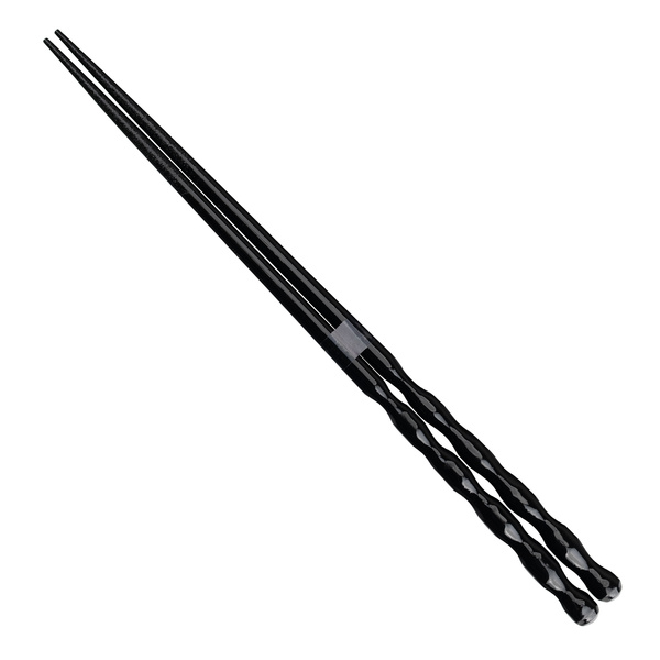 Japońskie Pałeczki do sushi Kawai - Round Curving Black