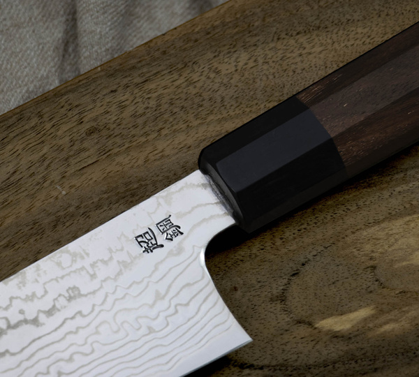 Sukenari ZDP-189 Damascus Nóż Santoku 18,5 cm
