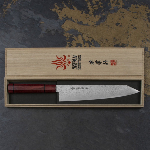 Seki Kanetsune Minamo-kaze Nóż Kiritsuke Gyuto 21 cm