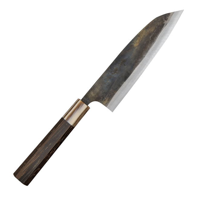 Sakai Takayuki Gallery A Aogami#2 Kurouchi Nóż Santoku 17 cm
