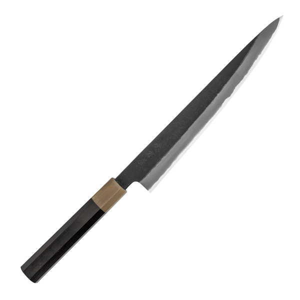 Mutsumi Hinoura Shirogami#2/SS Nóż Sujihiki 24 cm