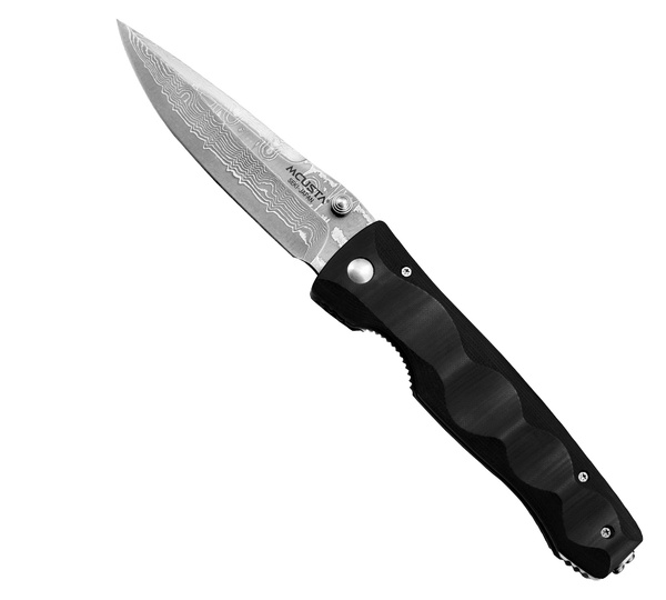 Nóż składany Mcusta Elite Black Micarta Damascus VG-10 8,5 cm