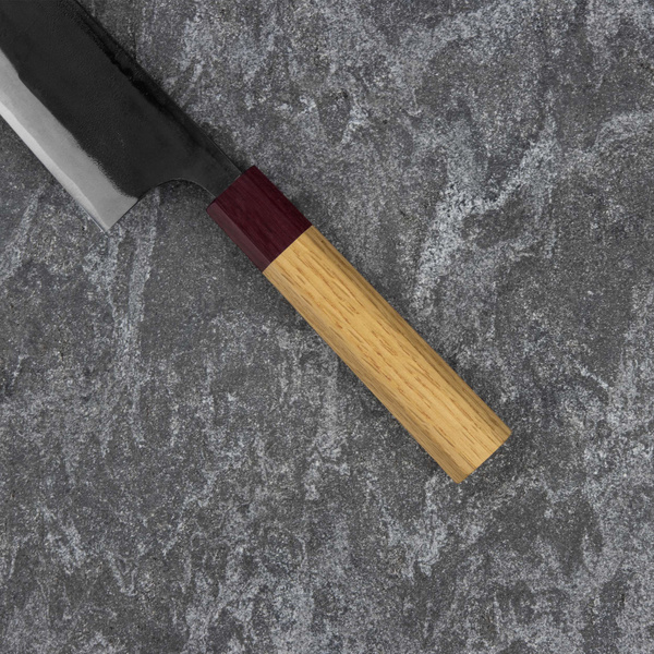 Kunio Ishikawa Shirogami#2 Jesion/Pigwa Nóż Santoku 16,5 cm