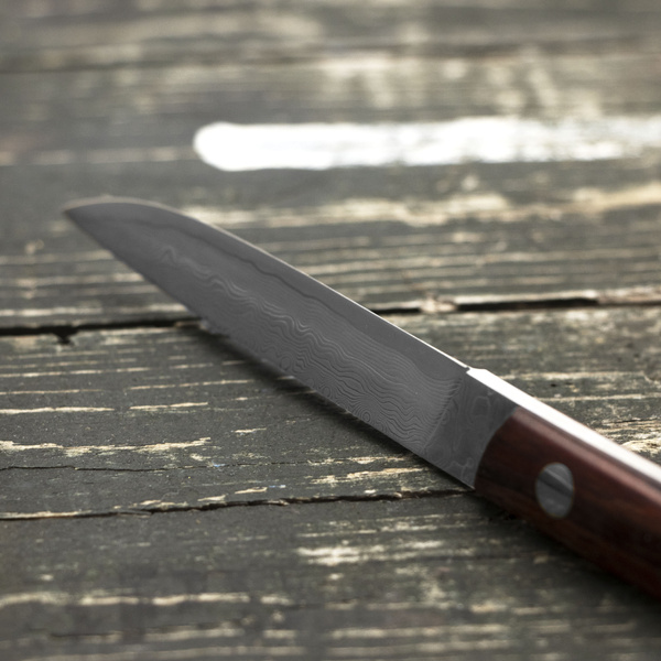 Hattori Medaka 2 Cowry-X Damascus Cocobolo Outdoor 7,7 cm