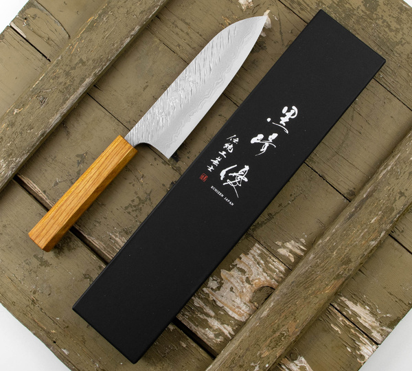 Yu Kurosaki Fujin Damascus VG-10 Nóż Santoku 16,5 cm