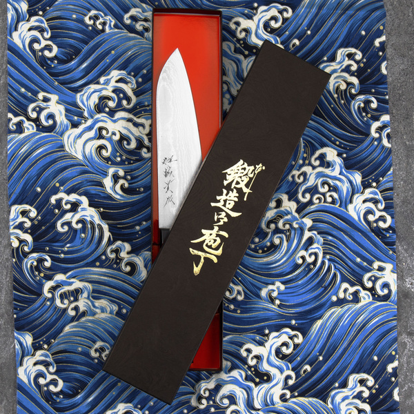 Shigeki Tanaka VG-10 Nóż Santoku 16,5 cm