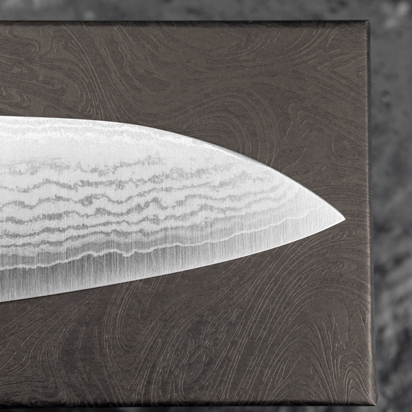 Shigeki Tanaka VG-10 Damascus Pink Nóż Szefa kuchni 18 cm