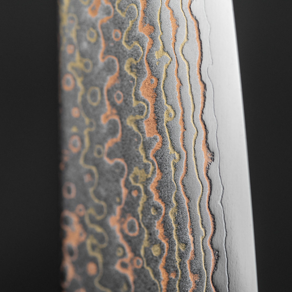 Mcusta Zanmai Phoenix Black Limited VG-10W Damascus Nóż Szefa kuchni 21 cm