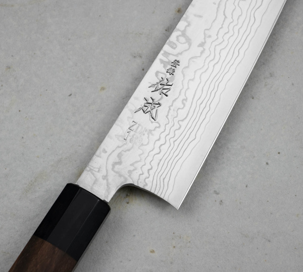 Sukenari ZDP-189 Damascus Nóż Santoku 18,5 cm