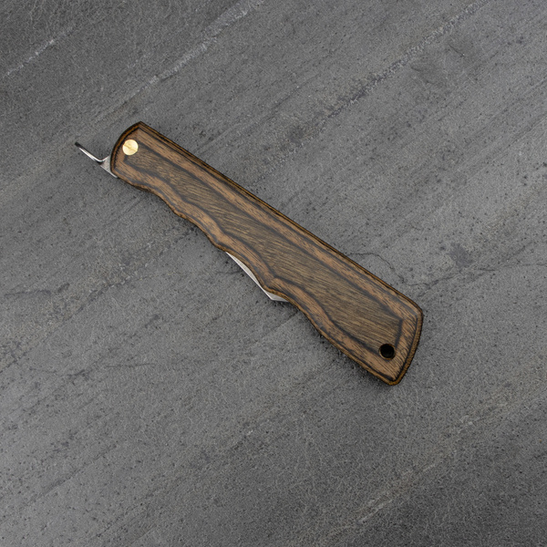 Nóż kieszonkowy Higonokami Kanekoma Woody VG-10 Brown 7,5 cm