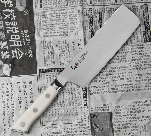 Mcusta Zanmai Classic Damascus VG-10 Corian Nóż Nakiri 18 cm