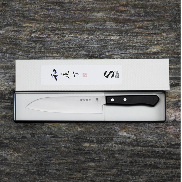 Katsuto Tanaka Aogami#2/SS Nóż Santoku 17 cm