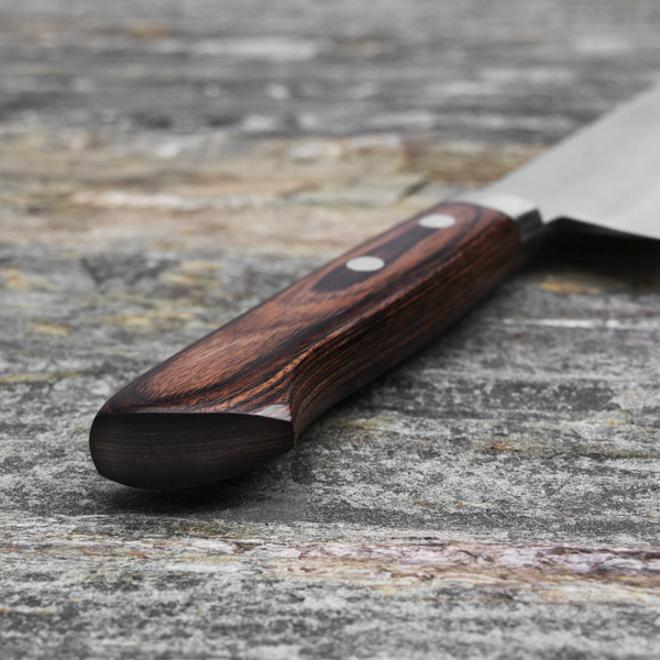 Kunio Masutani VG-1 Nashiji Mahoń Nóż Santoku 17 cm