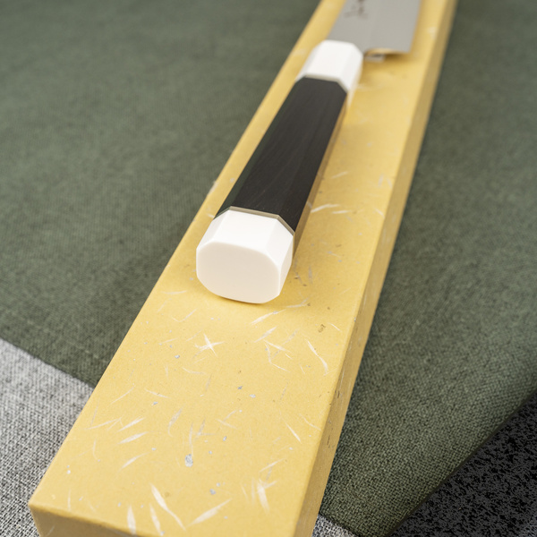 Sakai Takayuki Ginryu Honyaki SW Nóż Kengata Yanagiba 30 cm