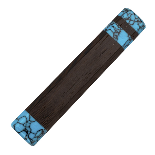 Rękojeść Oktagonalna Wenge/Turkus 11,5 cm