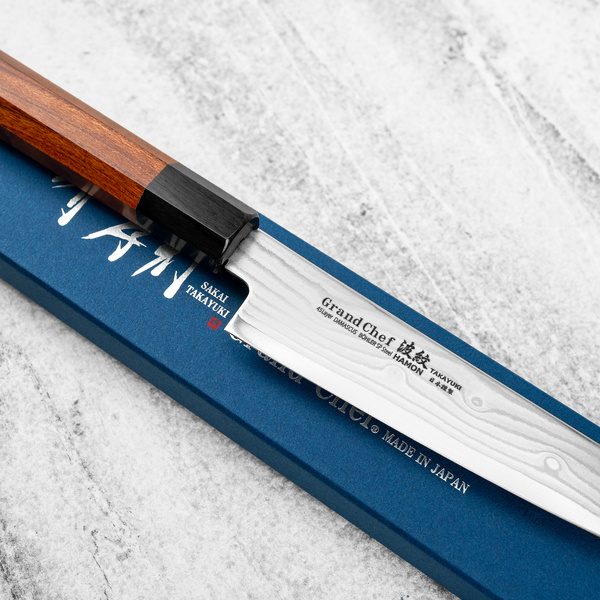 Sakai Takayuki GrandChef Bohler N685 Damascus Nóż uniwersalny 15 cm