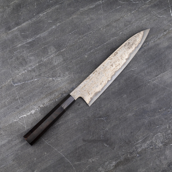 Shoichi Hashimoto Waterase Aogami#2 + Shirogami#2 Coreless Nóż Szefa kuchni 24 cm