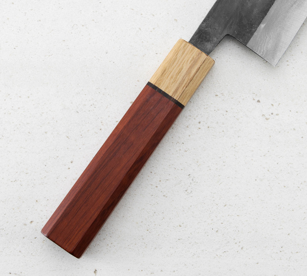 Kajiwara Damascus Aogami #2 Nóż Santoku 16,5 cm