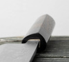 Hideo Kitaoka Shirogami#2 Satin Damascus Nóż Miroshi Deba 21 cm