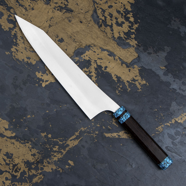 Yu Kurosaki VG-XEOS Turkus Nóż Szefa kuchni 24 cm