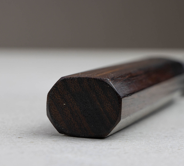 Hideo Kitaoka Shirogami Black Oktagon Nóż Yanagiba 27 cm