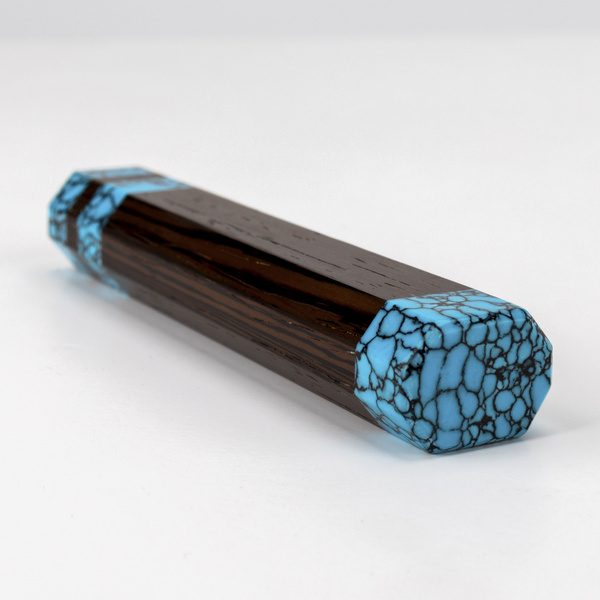 Rękojeść Oktagonalna Wenge/Turkus 13 cm