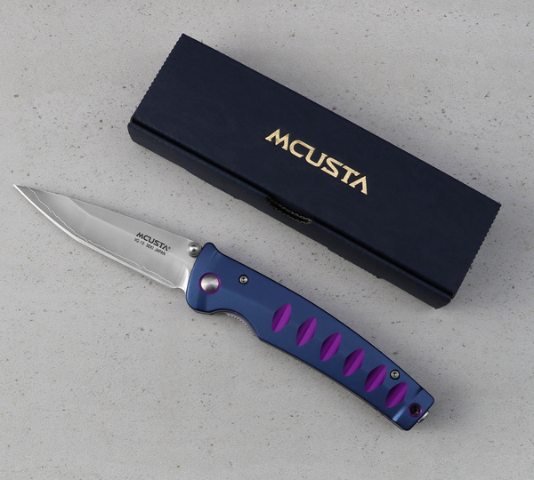 Nóż składany Mcusta Katana VG-10 Blue/Purple 8,5 cm