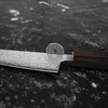 Hatsukokoro Hikari Kurozame SLD Damascus Nóż uniwersalny 13 cm