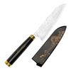 Takeshi Saji Art Fuji on Lake R-2 Nóż Santoku 18 cm + Saya