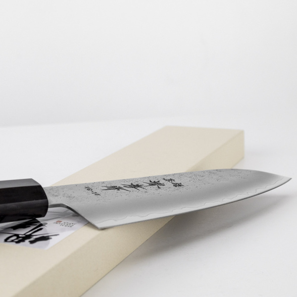 Sakai Takayuki VG-10 Nashiji Nóż Santoku 17 cm