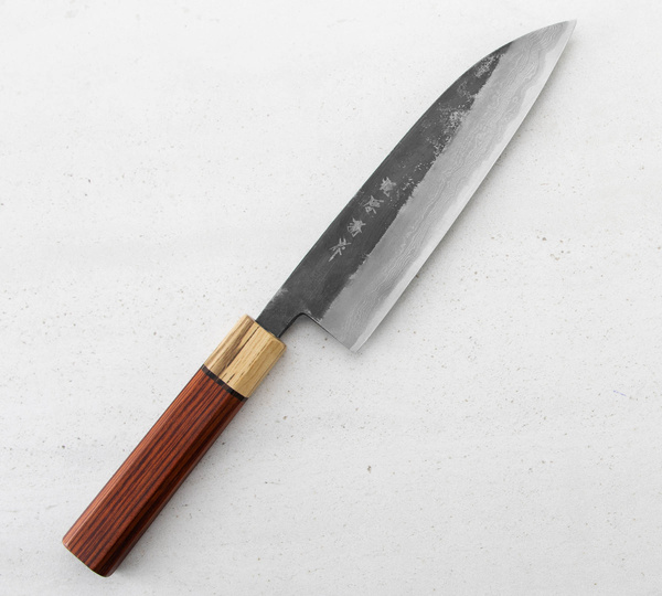 Kajiwara Damascus Aogami #2 Nóż Szefa kuchni 18 cm