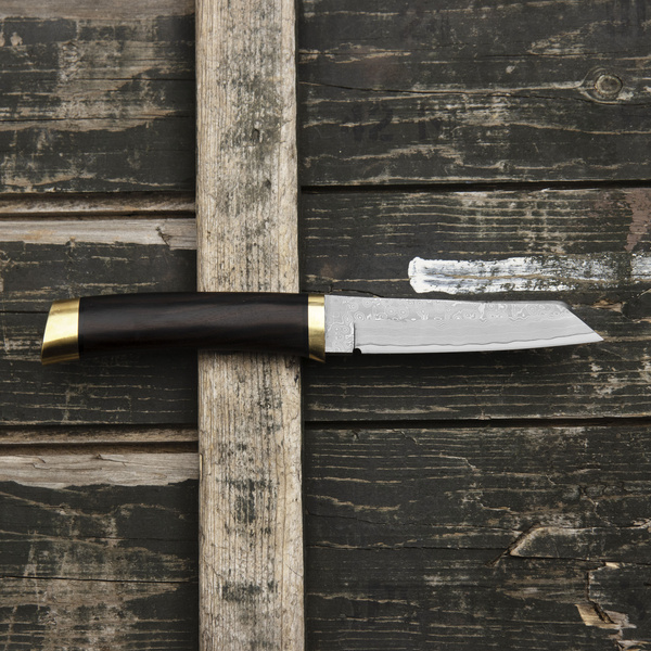 Hattori Hunter 2 Cowry-X Damascus Heban Outdoor 10 cm