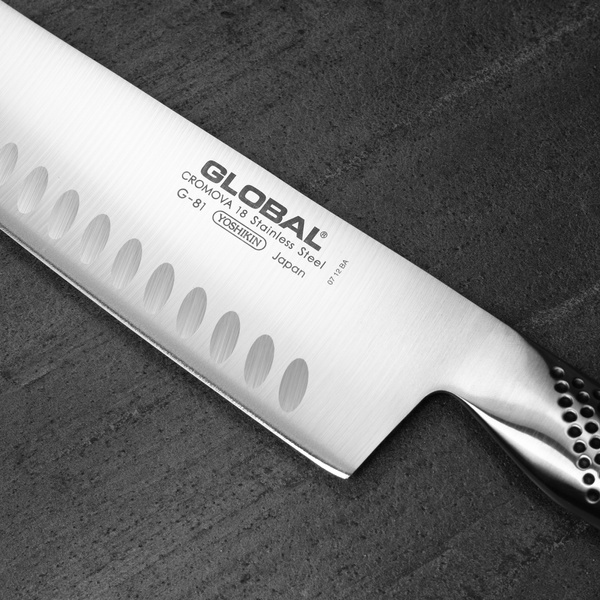 Nóż do warzyw żłobione 18 cm | Global G-81