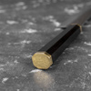 Yu Kurosaki Kokusen Brass Aogami Super/SS Nóż Szefa kuchni 21 cm
