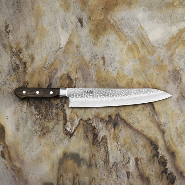 Hokiyama Murakumo AUS-8 Brown Nóż Szefa kuchni 24 cm
