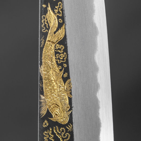 Sakai Takayuki Shirogami#2 Gold Carp Nóż uniwersalny 15 cm