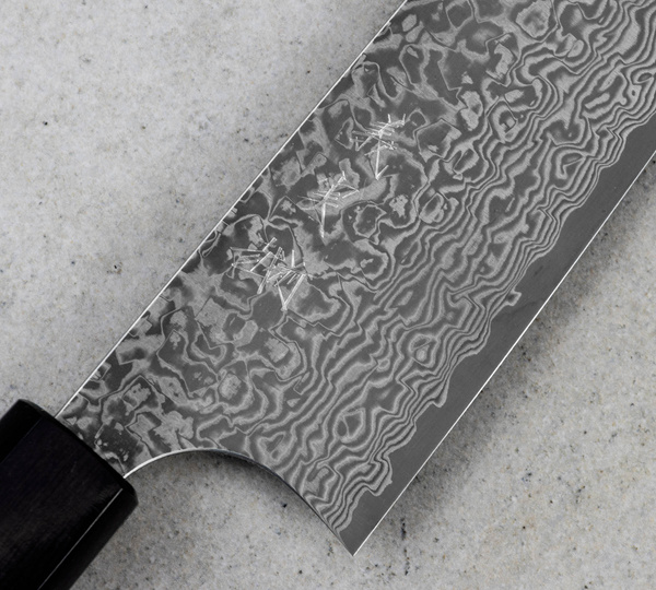 Yoshimi Kato VG-10 NI Black Nóż Szefa kuchni 21 cm