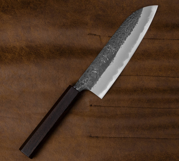 Yu Kurosaki Shizuku Aogami Super MW Nóż Santoku 16,5 cm
